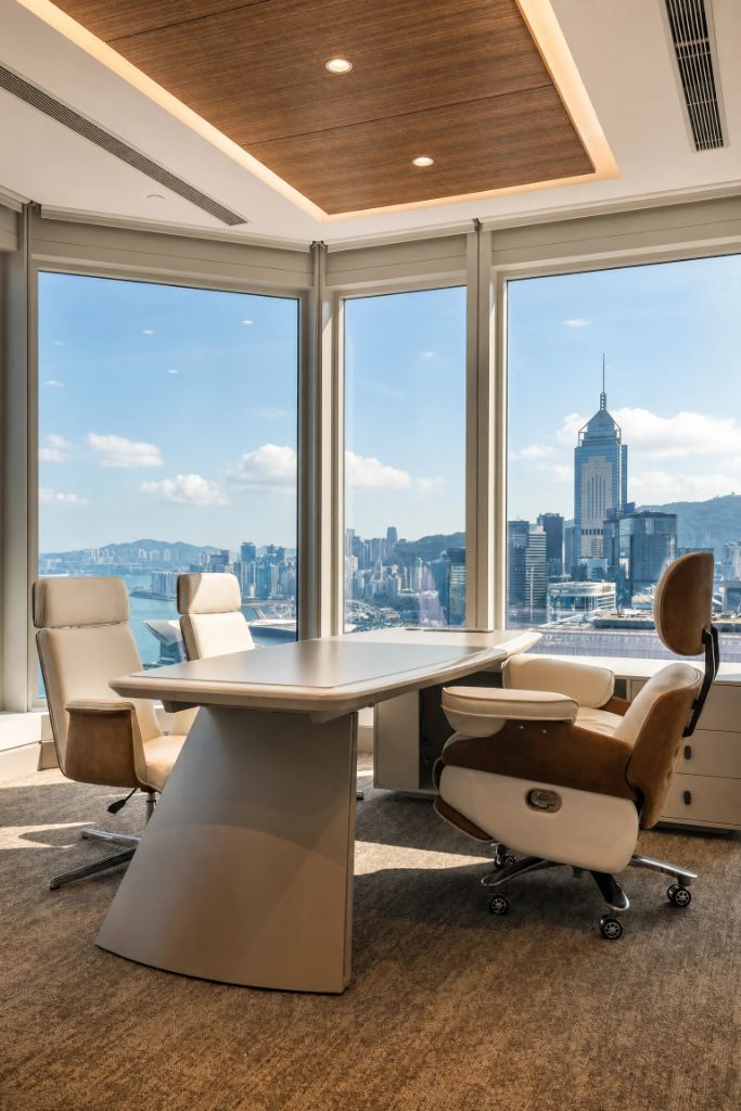 Director's Office — bespoke desk & executive seating